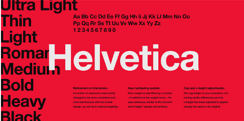Helvetica Example